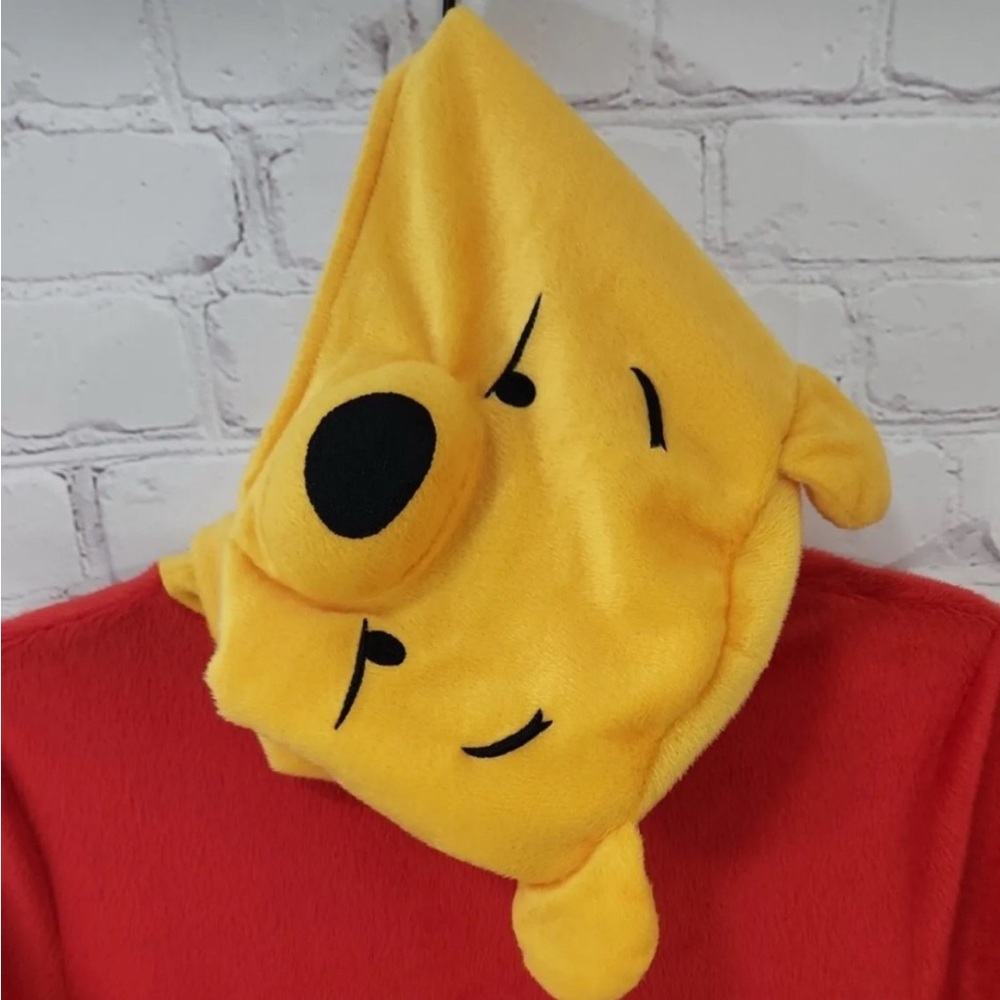 Disney Winnie the Pooh Suit Hooded Zip Costume Adult One Piece Pajamas XL - Picture 4 of 5